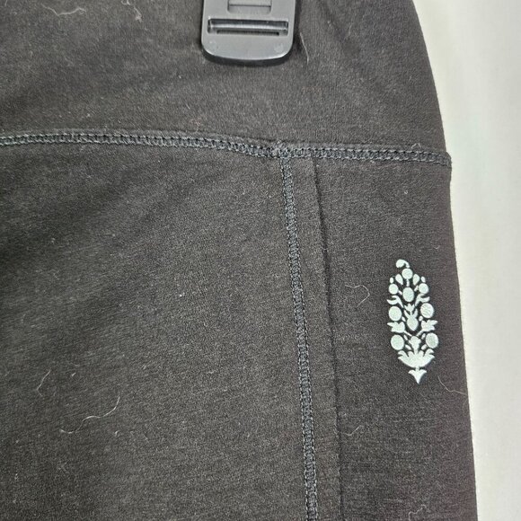 Free People | FP Movement Turn Out Tie Up Capri Crop Legging Black L OB433018 - Picture 6 of 12